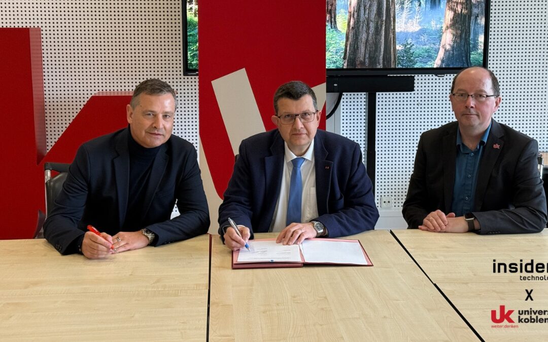 Uni­ver­sity of Koblenz and Insiders launch strategic coope­ra­tion in the field of AI