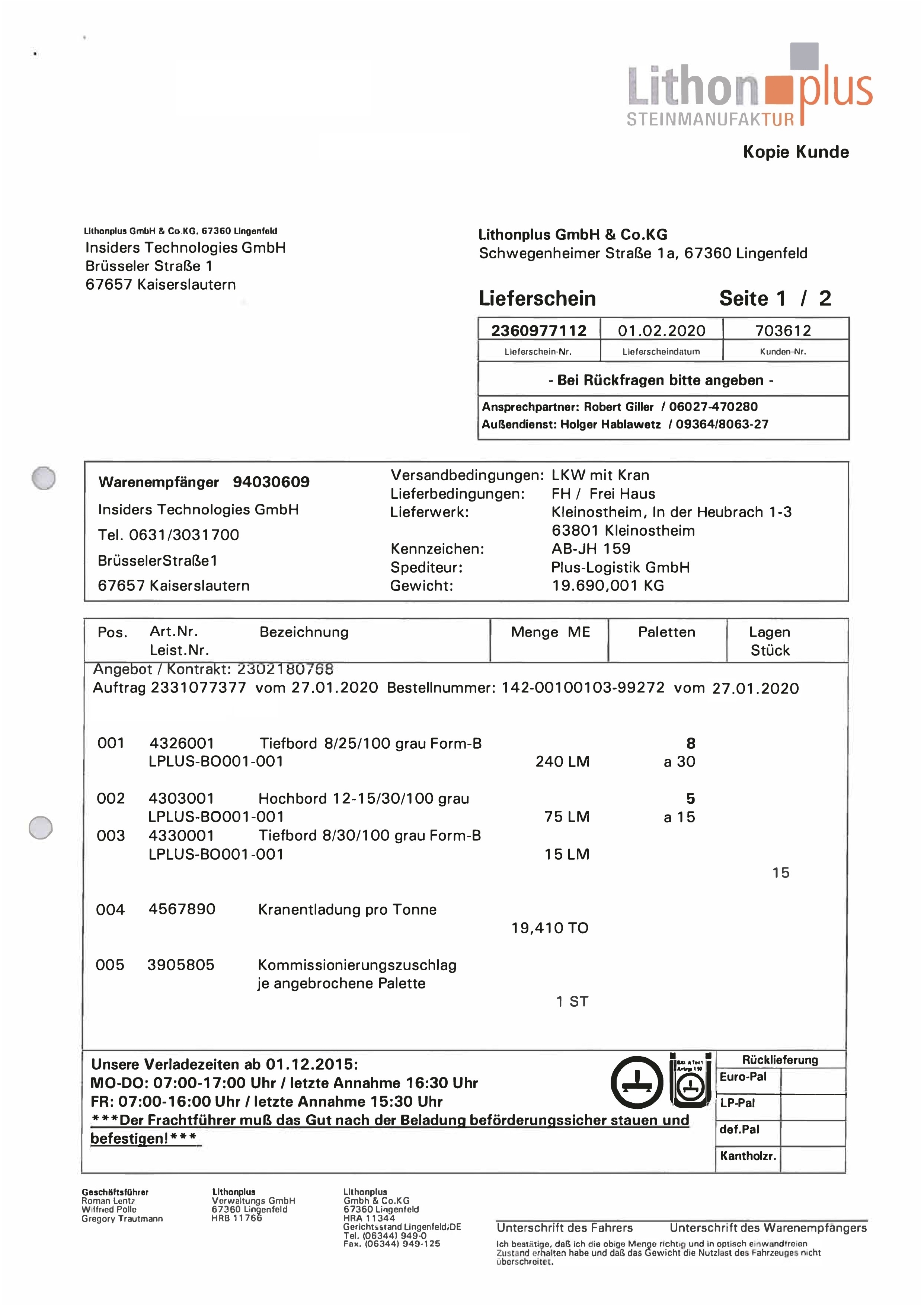 1IT Raab Karcher Lieferschein Seite 1
